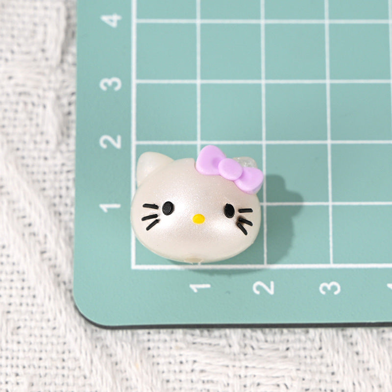 Wholesale 5PCS/PACK Cartoon 3D rubber beads